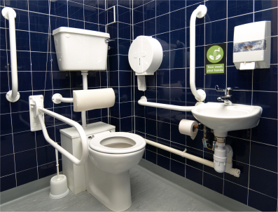 Small additions can be as important as big ones when it comes to making your bathroom more accessible for disabled persons.