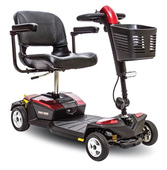 Pride Go-Go LX with CTS - 4 Wheel Travel Scooter