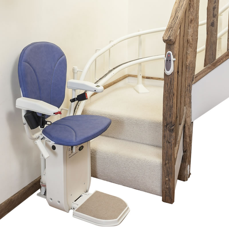 Curved Stair Lift Example